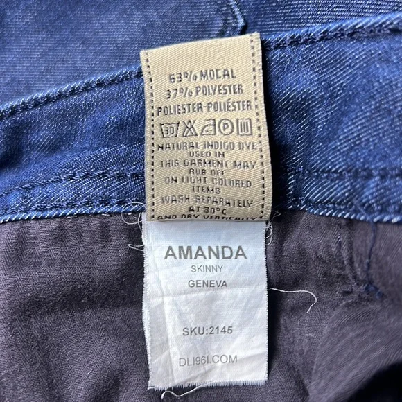 DL1961 Amanda Skinny Jeans Geneva Wash Size 27 - Picture 9 of 9